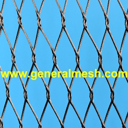 stainless steel knotted cable mesh