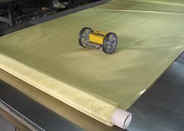 陶磁器の印刷のための真鍮の金網