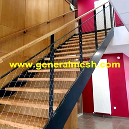 stainles steel ferrule webnet for stairs