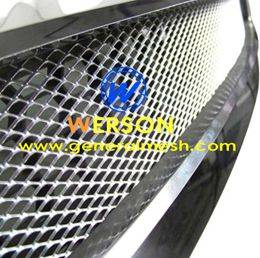 Grille de course en aluminium - Grille de course universelle - En aluminium  - Pour voiture - En aluminium - 100 x 33 cm - Noir - 8 x 25 mm