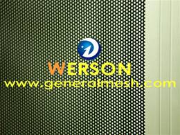 Perforated Aluminium security screen for windows